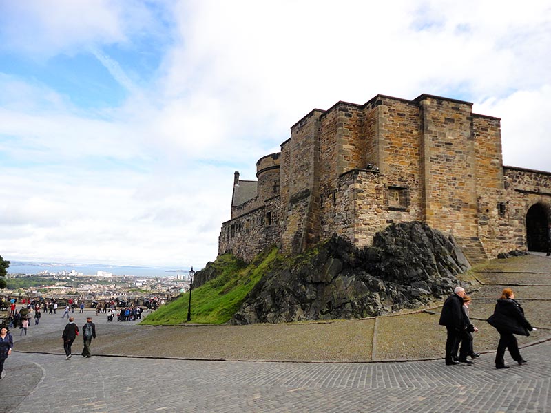 Vista do Castelo de Edimburgo