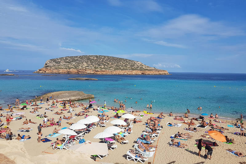 Temperatura em Ibiza no verão
