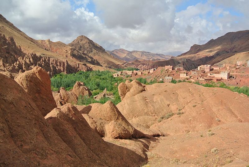 Mapa do Marrocos para viajar 