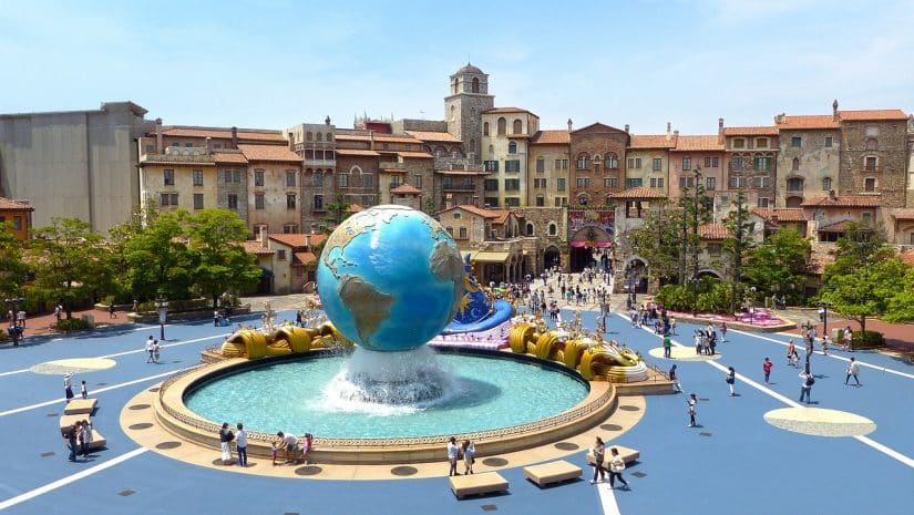parque da Disneyland no Japão