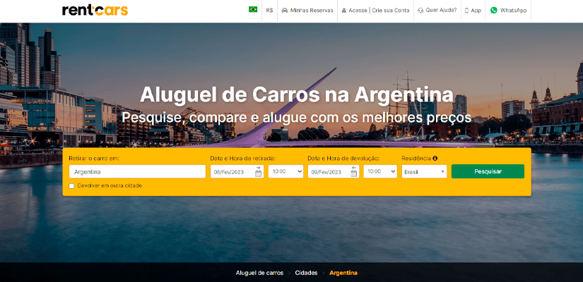 Aluguel de Carros na Argentina – Brasileiros na Argentina