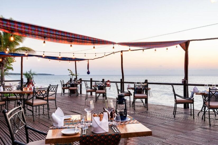 Hotel beira mar em Moçambique