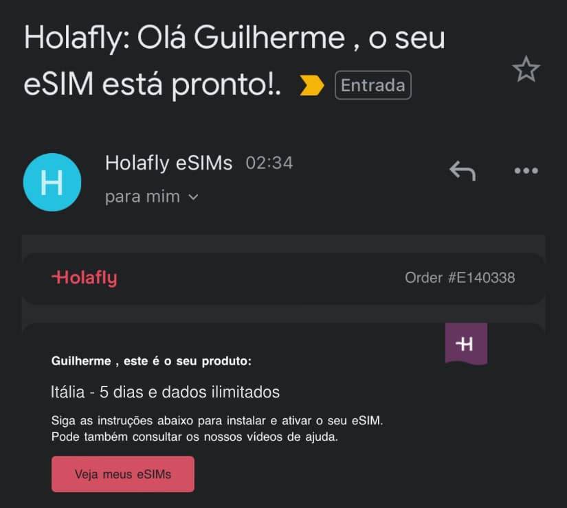 O plano Holafly Itália pode ser usado em 32 países