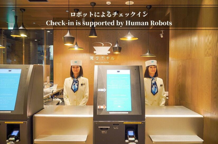 Hotel robô em Tokyo