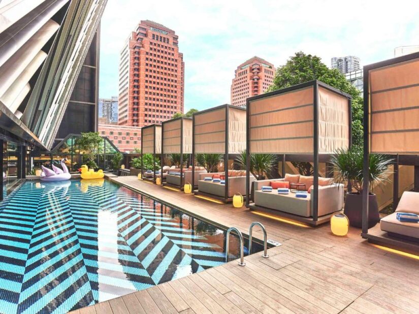 Hotel de luxo em Singapura com restaurante