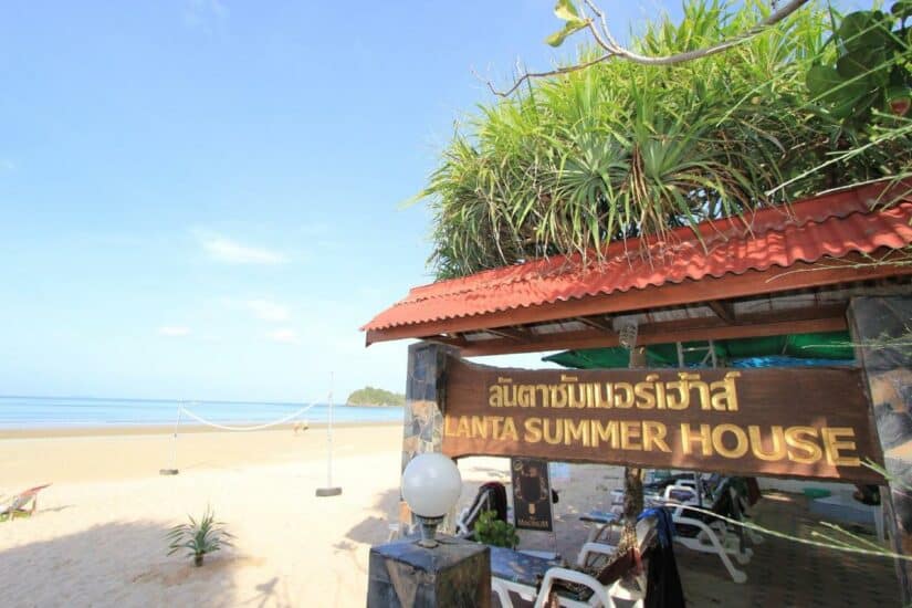 hotéis em Koh Lanta pé na areia