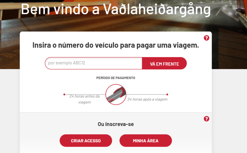 Tem pedágio na Islândia?