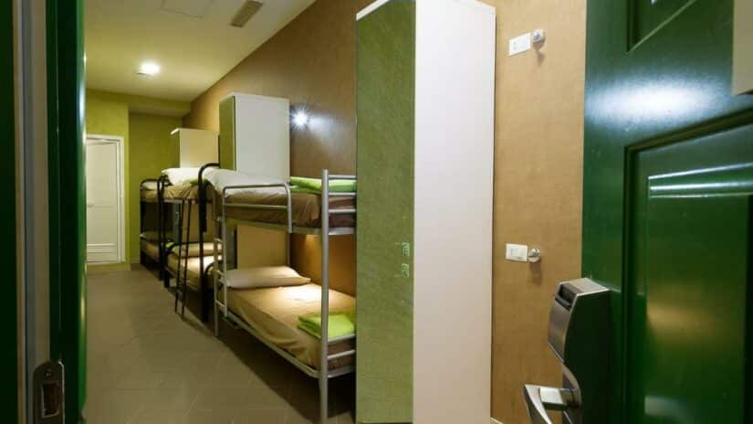 Hostel com quarto feminino em Roma