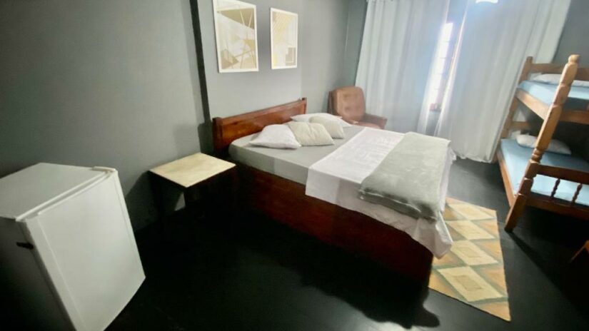 Hostel em Cabo Frio com quarto para família