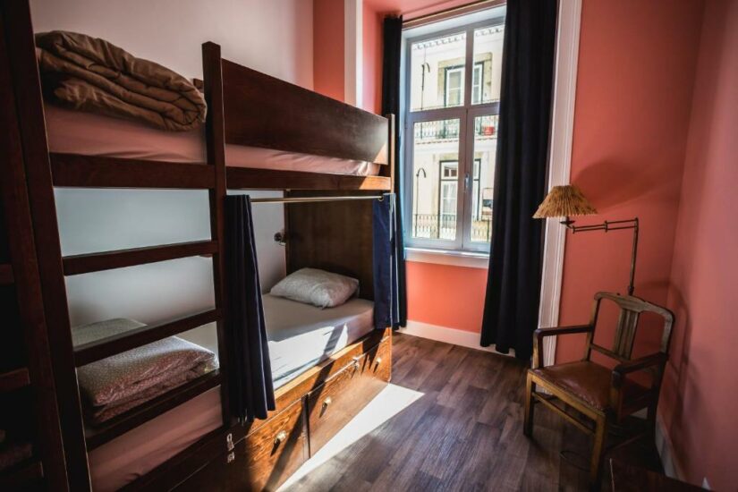 melhor quarto de hostel em lisboa