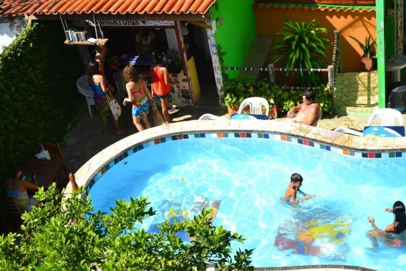 Hostel em Morro de São Paulo com piscina