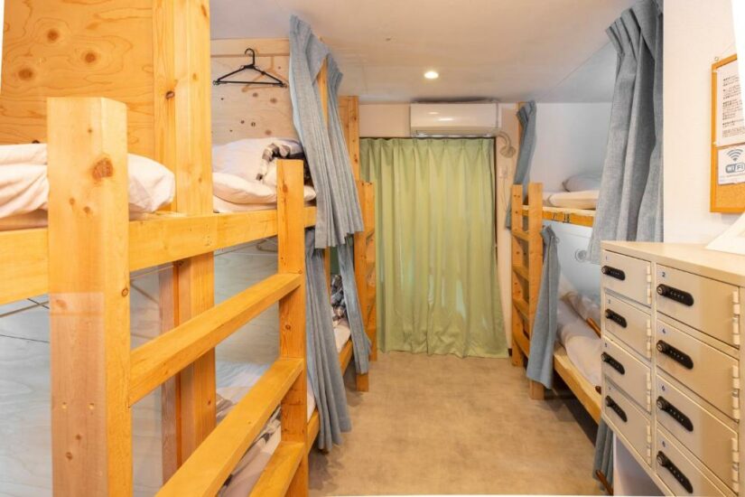 hostel em tokyo com quarto compartilhado 