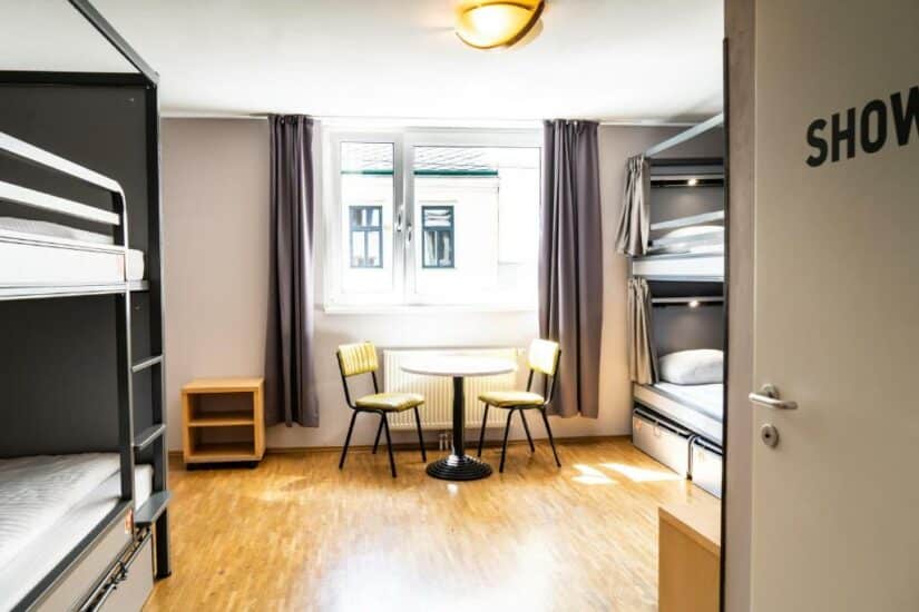 Hostel em Viena com varanda