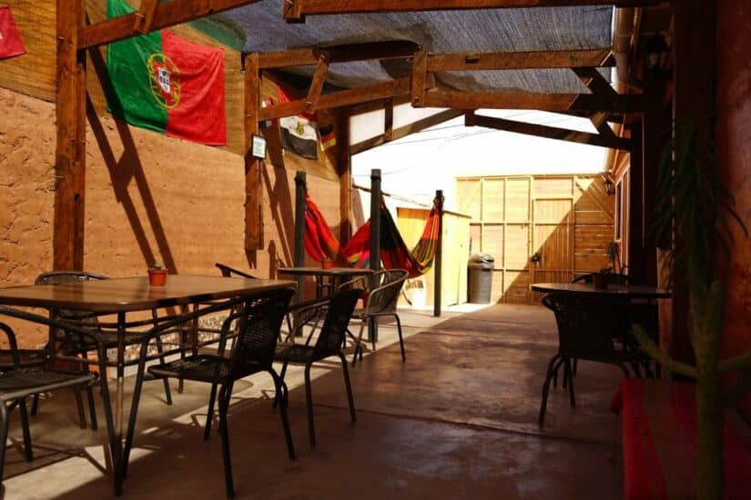 Hostel no deserto do Chile